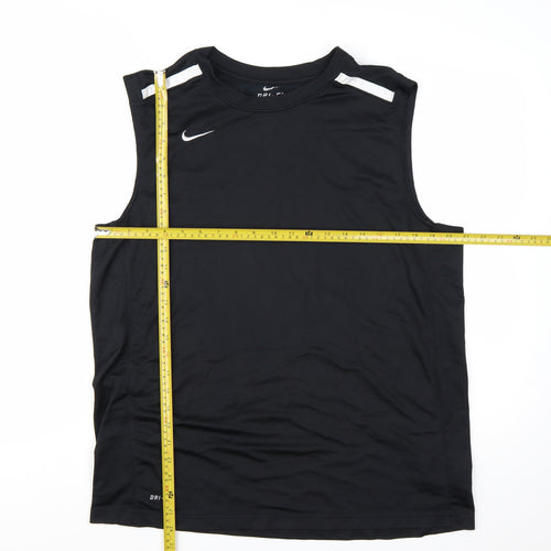 Nike Men's Black Dri-Fit Sleeveless Tank Top XL Athletic Gym Wear