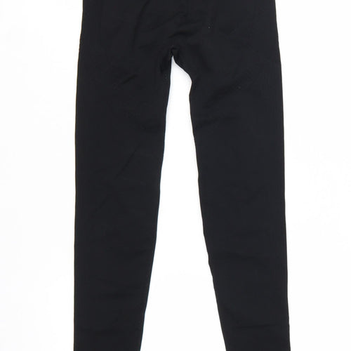 USA Pro Womens Black Seamless Gym Leggings Size 8