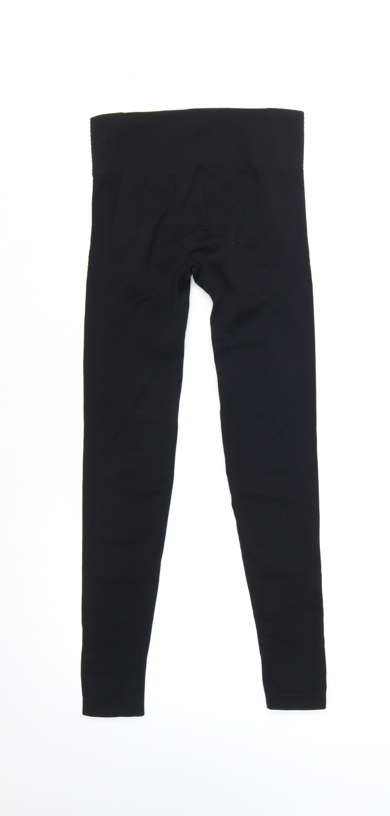 USA Pro Womens Black Seamless Gym Leggings Size 8