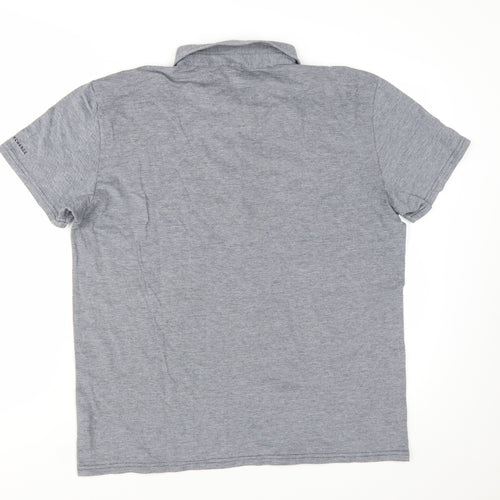 Armani Exchange Men's Grey Cotton Stretch Polo Shirt XL