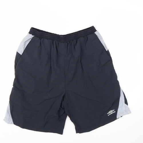 Umbro Men's Black XL Athletic Football Shorts Lightweight