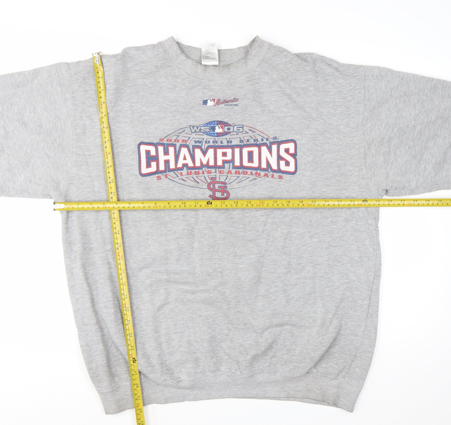 Alstyle Men’s Grey XL Pullover Graphic Print Champions Sweatshirt