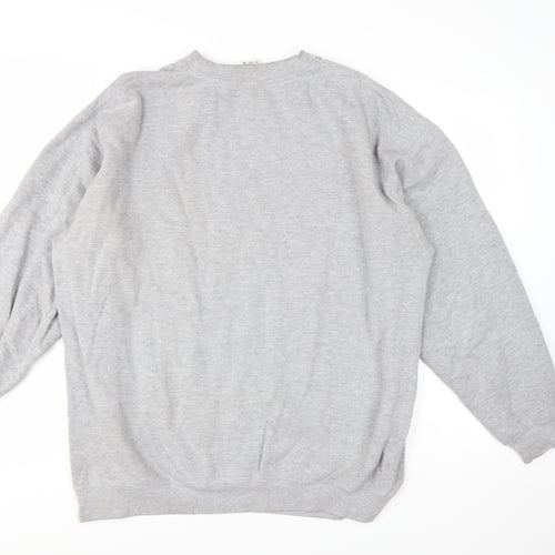 Alstyle Men’s Grey XL Pullover Graphic Print Champions Sweatshirt