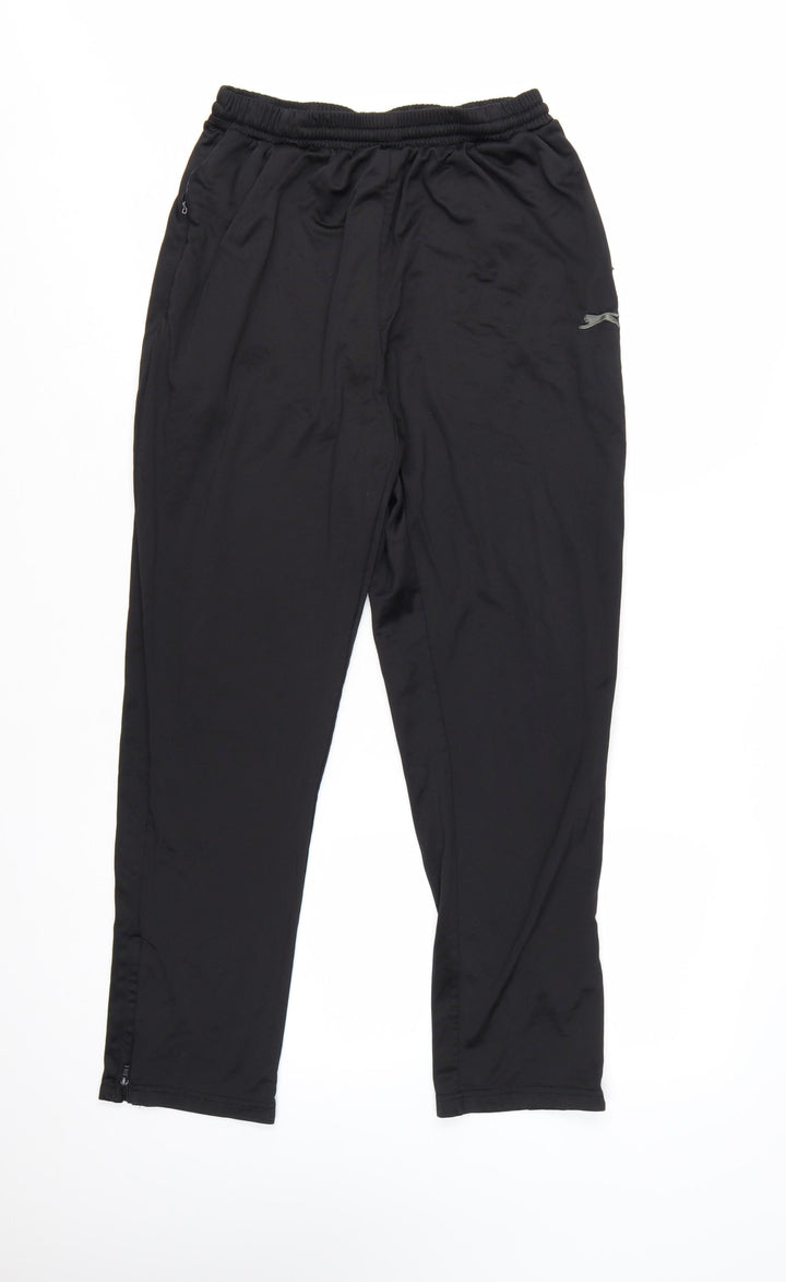 Slazenger Men's Black Joggers L Lightweight Quick Dry Pants