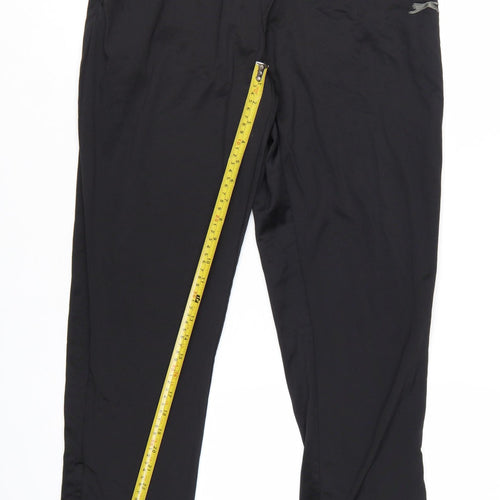 Slazenger Men's Black Joggers L Lightweight Quick Dry Pants