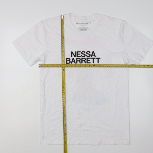 NESSA BARRETT Women’s White Medium Tour T-Shirt 100% Cotton