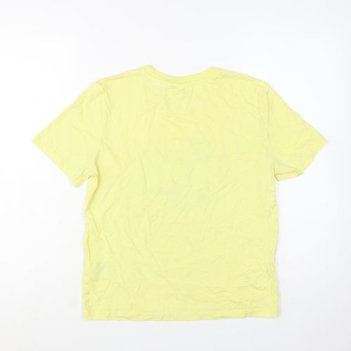 H&M Women’s Yellow Fanta Lemon Graphic T-Shirt Size S
