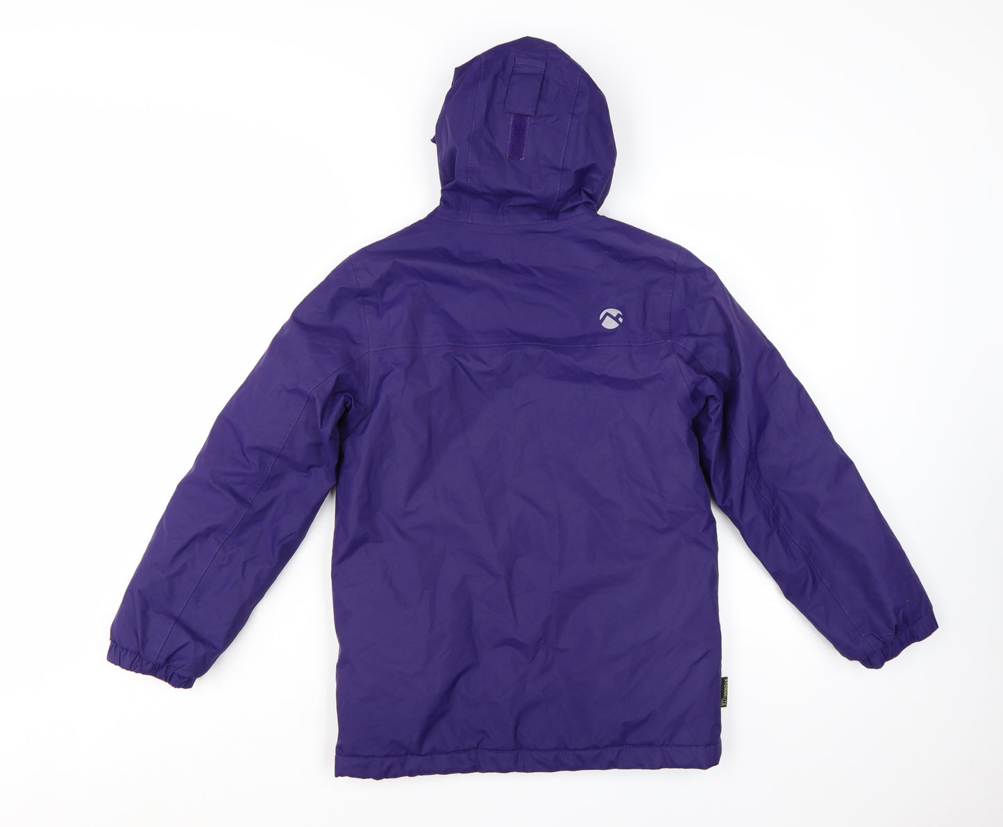 Gelert Girls Purple Waterproof Hooded Rain Coat Jacket 11-12 Years