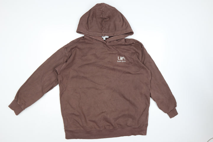 Marks and Spencer Women Brown Pullover Hoodie Medium USA Studio Sports