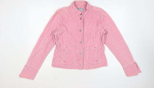 Marks and Spencer Per Una Pink Corduroy Women’s Jacket Size 12