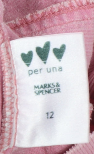 Marks and Spencer Per Una Pink Corduroy Women’s Jacket Size 12