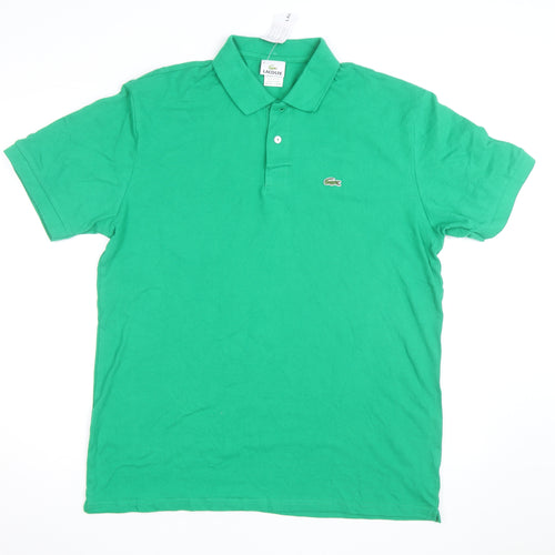 Lacoste Men's Green 3XL Classic Fit Cotton Polo Shirt