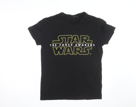 Star Wars The Force Awakens Black Men's Medium Graphic T-Shirt