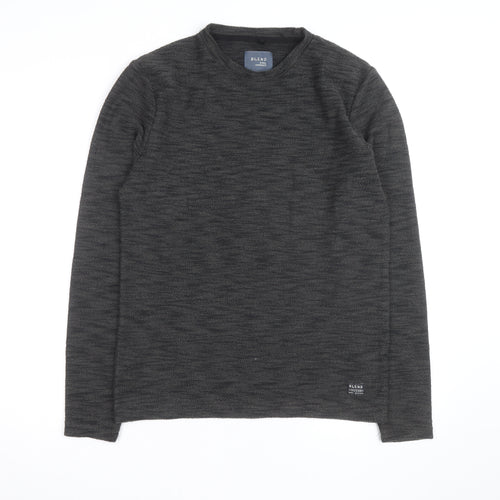 Blend Men's Grey Medium Crew Neck Knit Pullover Jumper