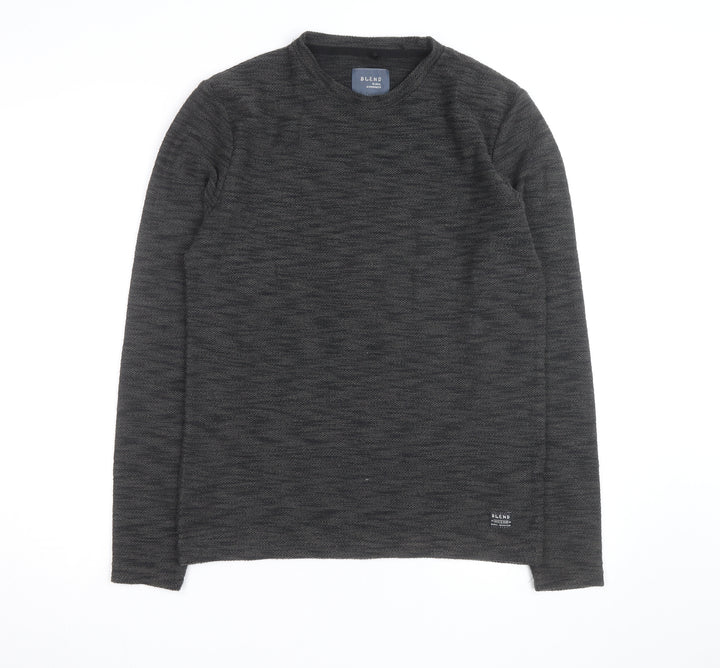 Blend Men's Grey Medium Crew Neck Knit Pullover Jumper