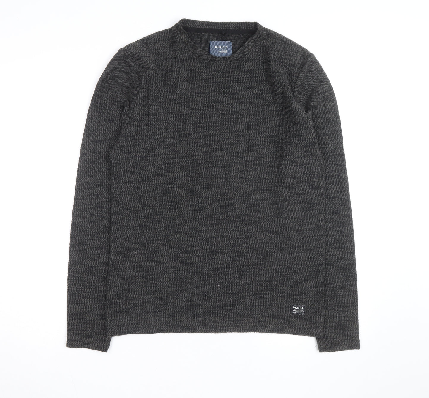 Blend Men's Grey Medium Crew Neck Knit Pullover Jumper