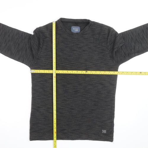 Blend Men's Grey Medium Crew Neck Knit Pullover Jumper