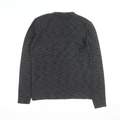 Blend Men's Grey Medium Crew Neck Knit Pullover Jumper