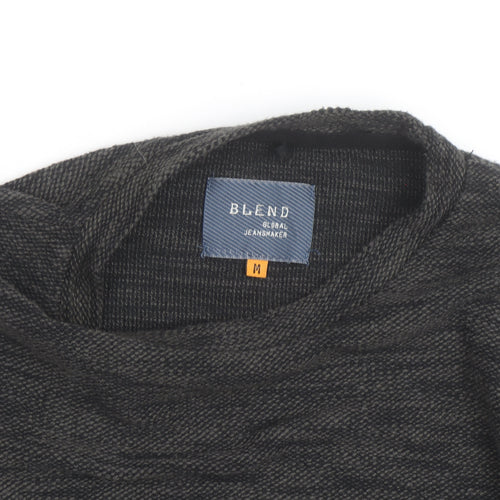 Blend Men's Grey Medium Crew Neck Knit Pullover Jumper
