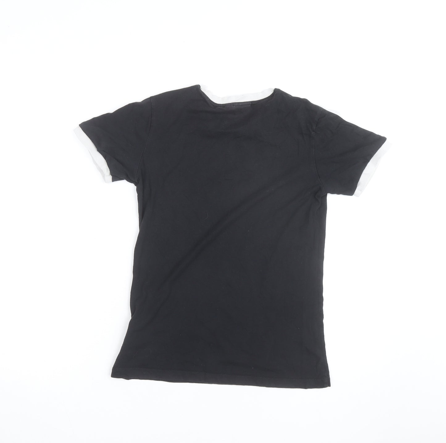 Adidas Womens Black Short Sleeve Cotton Adidas Originals T-Shirt Size 8