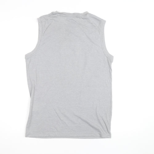 Superdry Sport Men's Grey Sleeveless Crew Neck T-Shirt L