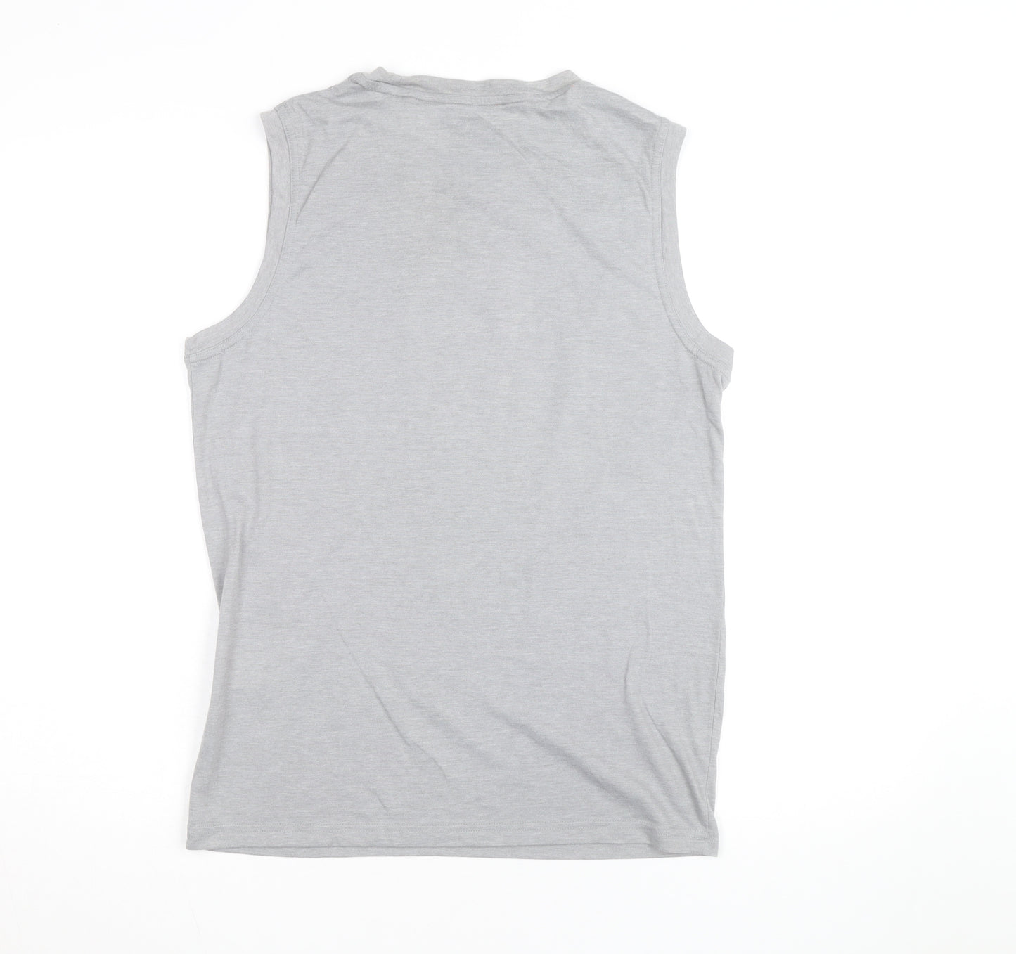 Superdry Sport Men's Grey Sleeveless Crew Neck T-Shirt L