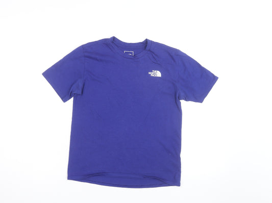 The North Face Boys Blue Regular Fit Logo Short Sleeve T-Shirt 10-11 Years