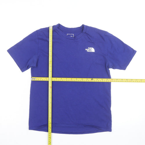 The North Face Boys Blue Regular Fit Logo Short Sleeve T-Shirt 10-11 Years