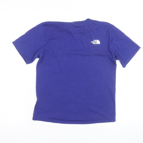 The North Face Boys Blue Regular Fit Logo Short Sleeve T-Shirt 10-11 Years