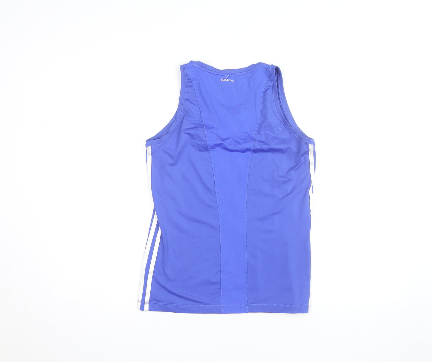 Adidas Womens Blue ClimaCool Tank Top Size M Breathable Gymwear