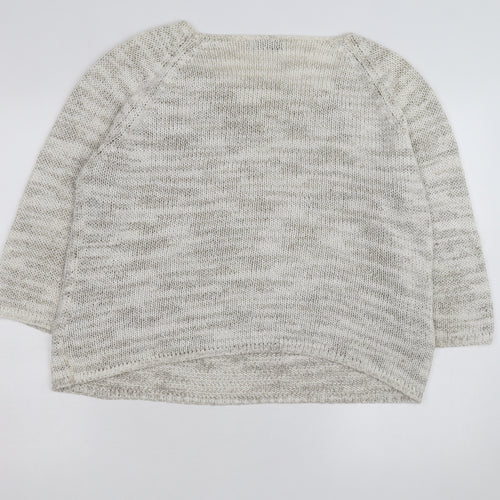 Emreco Women Beige Chunky Knit Pullover Jumper Size 18