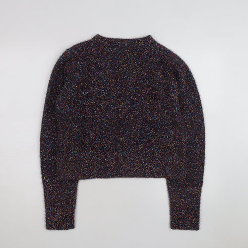 Warehouse Women Multicoloured M Pullover Jumper with Jewel Buttons