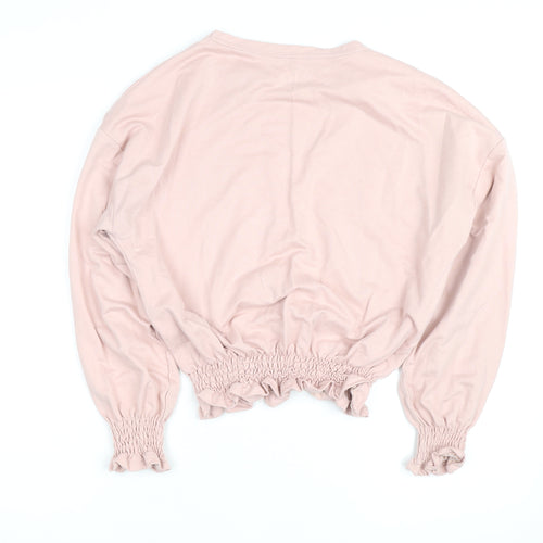 Red Herring Women’s Pink Crew Neck Long Sleeve Pullover Jumper Size 12