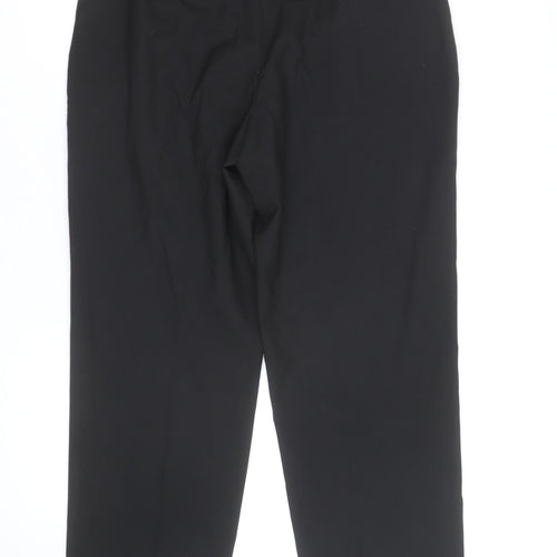 Marks and Spencer Men’s Black Regular Fit Dress Pants 34W 29L