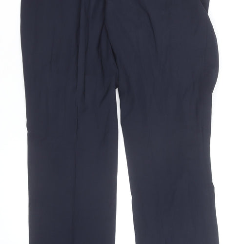 J. Banks Men's Navy Regular Fit Dress Pants 34x30