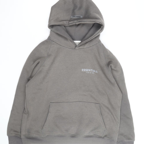 Fear of God Essentials Men's Grey Pullover Hoodie Size M