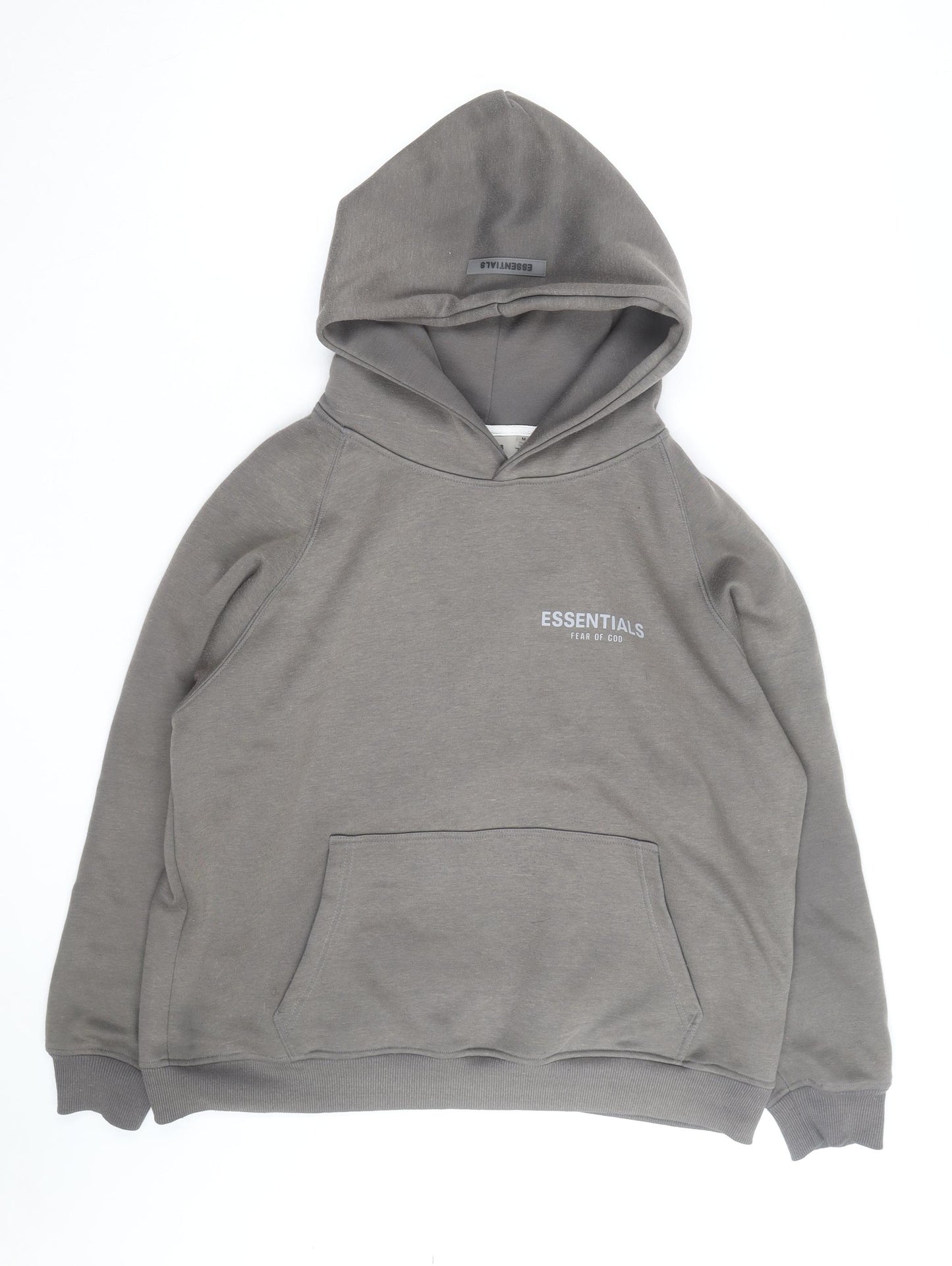 Fear of God Essentials Men's Grey Pullover Hoodie Size M