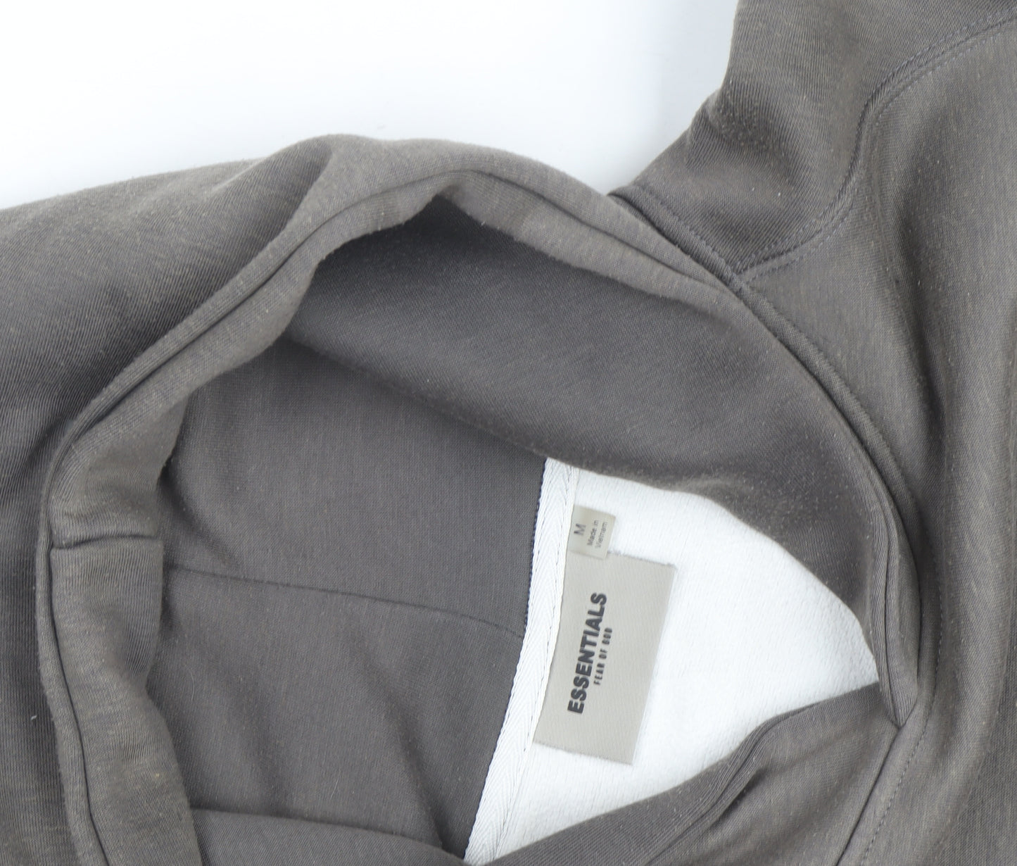 Fear of God Essentials Men's Grey Pullover Hoodie Size M