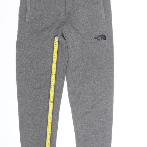 The North Face Boys Grey XL Jogger Sweatpants Tapered Fleece Trousers
