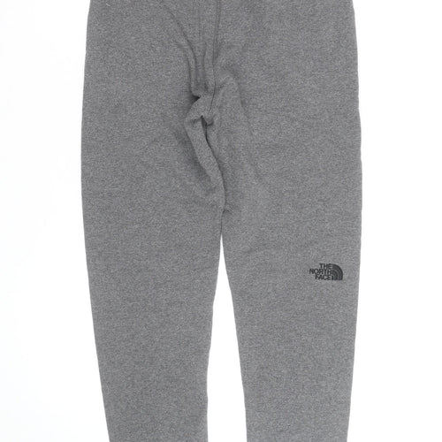 The North Face Boys Grey XL Jogger Sweatpants Tapered Fleece Trousers