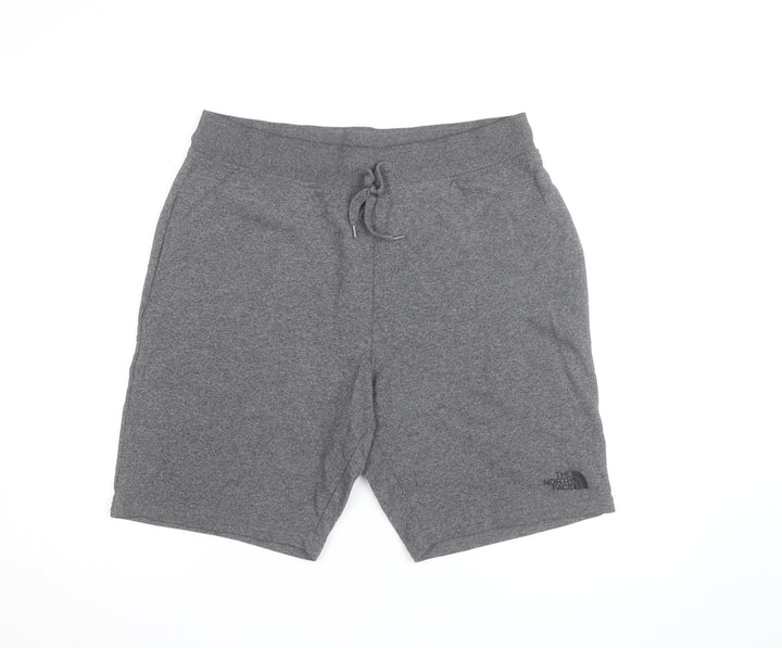 The North Face Men's Grey Sweat Shorts L Regular Fit Activewear