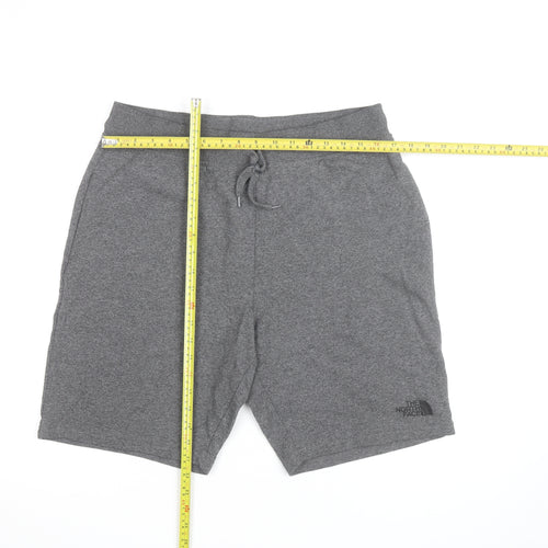 The North Face Men's Grey Sweat Shorts L Regular Fit Activewear