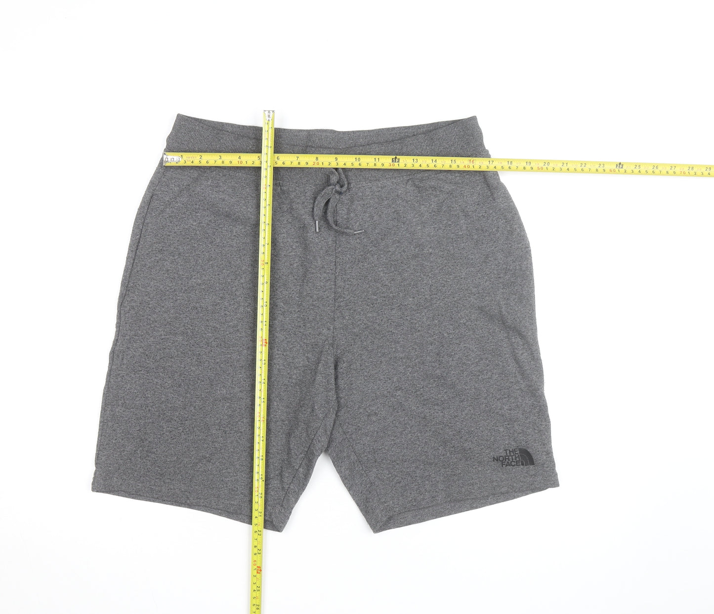 The North Face Men's Grey Sweat Shorts L Regular Fit Activewear
