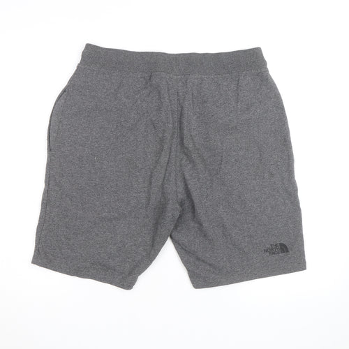 The North Face Men's Grey Sweat Shorts L Regular Fit Activewear