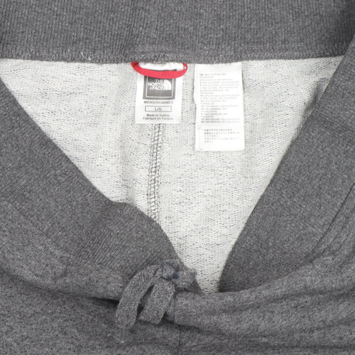 The North Face Men's Grey Sweat Shorts L Regular Fit Activewear