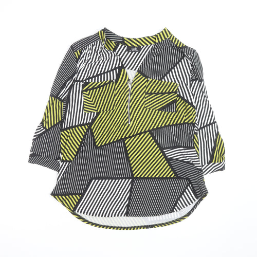 Wallis Women's Multicoloured Geometric Tunic Blouse Size S