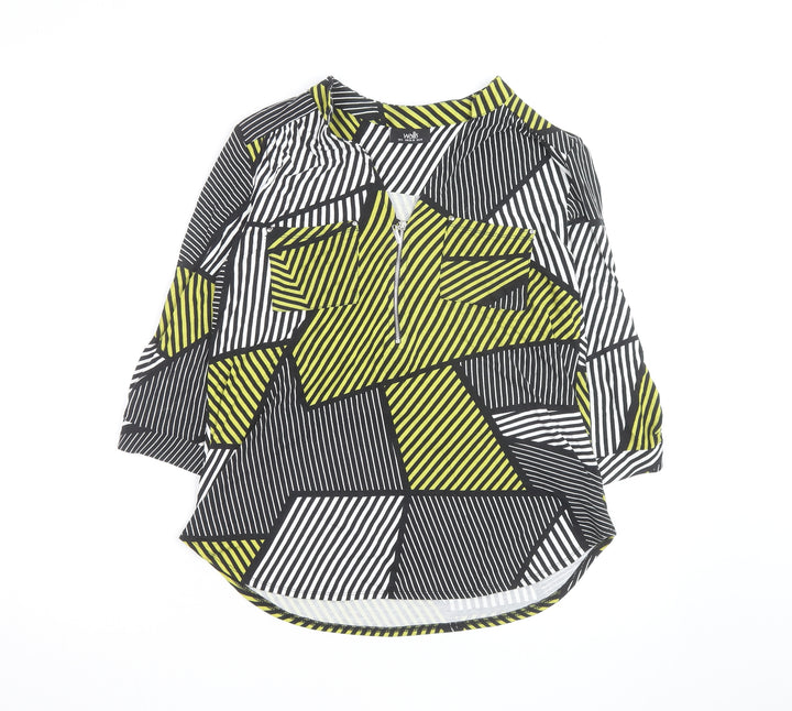 Wallis Women's Multicoloured Geometric Tunic Blouse Size S