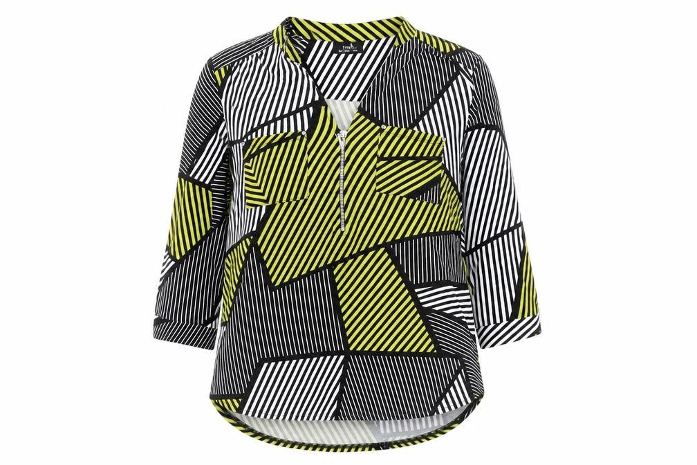Wallis Women's Multicoloured Geometric Tunic Blouse Size S