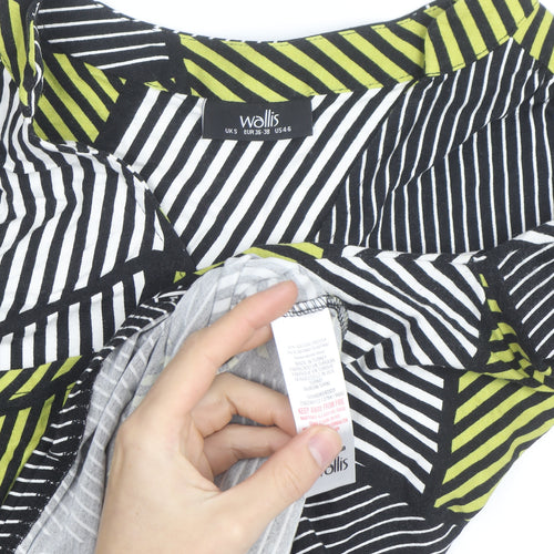Wallis Women's Multicoloured Geometric Tunic Blouse Size S
