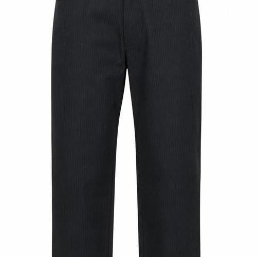 Peacocks Men's Black Pinstripe Chino Trousers Size S Regular Fit